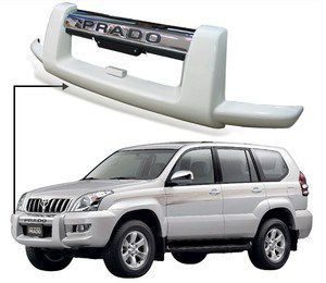 Тюнинг для Дуга Prado 120 на передний бампер, белая 