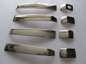 Тюнинг для Накладки Prado 150 дизайн Lexus GX 460 на ручки дверей, хром