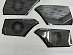 Накладки Camry V70 , на динамики дверей , тёмный хром 