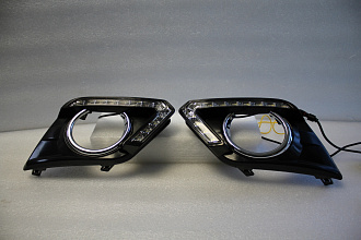 Ходовые огни X-Trail 32 2013-2017г. , вокруг туманок 