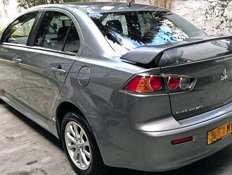 Спойлер Lancer 10 2007 +, тёмно - серый