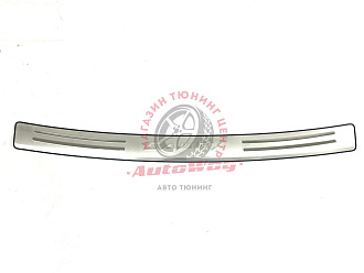 Накладка Camry V40 , на верх заднего бампера , хром
