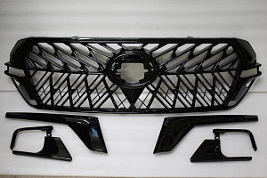 Тюнинг для Решетка Land Cruiser 200 2016 +, Black Vision дизайн TRD 
