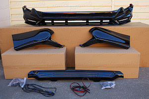 Тюнинг для Обвес на Prado 150 2018 +, дизайн TRD , черный 