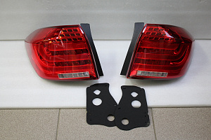 Тюнинг для Стопы Highlander 2011 - 2014 стиль BMW красные