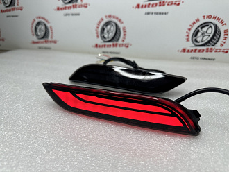 Стопы дополнительные Camry V70 дымчатые , стиль 1