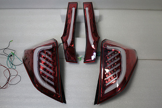 Стопы Fit 2013 +, красно - белые ,  диодные 