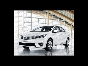 Тюнинг для Решетка Corolla 180 2012 - 2015 Хром 