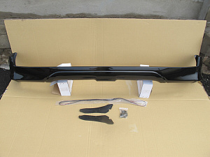 Тюнинг для Губа передняя Land Cruiser 200 2008 - 2011 черная , как оригинал