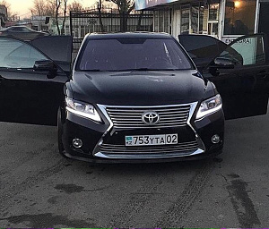 Тюнинг для Бампер передний + решетка Camry V40 2009 - 2011 дизайн Lexus