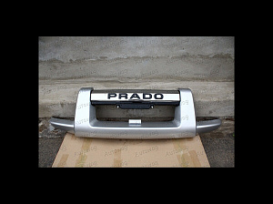 Тюнинг для Дуга Prado 120 на передний бампер, серебро 