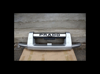 Дуга Prado 120 на передний бампер, серебро 