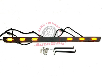 Подсветка в решетку радиатора Pajero V97