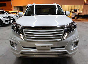 Тюнинг для Решетка Prado 150 2014 +, дизайн Double Eight, белый перламутр