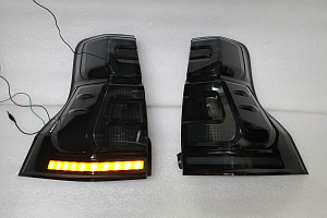 Тюнинг для Стопы Prado 150 2018 +, дымчатые , бегающий поворотник 