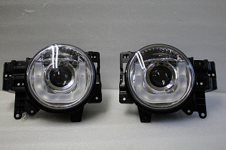 Фары FJ Cruiser хром , дизайн новый