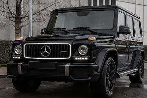Тюнинг для Решетка Mercedes G-class W463 дизайн AMG 2018+ с подсветкой