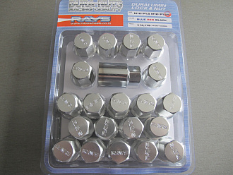 Гайки колёсные RAYS DURALUMIN M12*P1.25 хром 20шт.