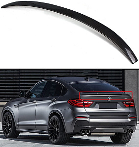 Тюнинг для Спойлер BMW X4 F26 2014 - 2016 , на багажник , чёрный