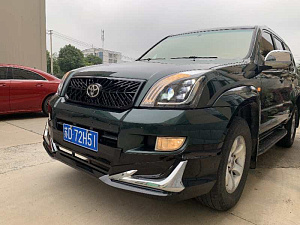 Тюнинг для Губа передняя Prado 120 Modellista с ходовыми огнями , тёмно-серая