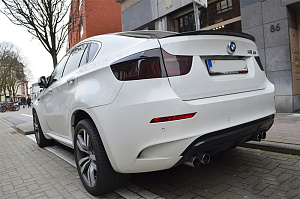 Тюнинг для Спойлер BMW X6 E71 2007 - 2014 , на крышу багажника , чёрный , стиль 2