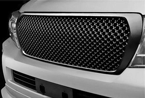 Тюнинг для Решетка Land Cruiser 200 дизайн Бентли, черная сетка 