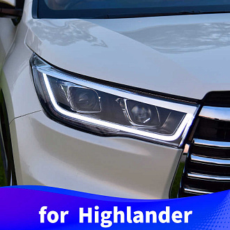 Фары Highlander 2014 +, бегающий повтор 