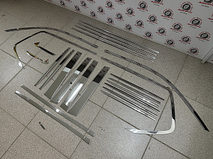 Тюнинг для Отсечка окон Prado 120 , хром