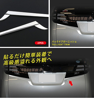 Накладки Alphard H30 / Vellfire 30 под стопы 