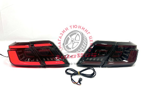 Тюнинг для Стопы Camry V40 2006 - 2011 дизайн Lexus дымчатые , тип 2