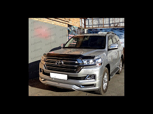 Тюнинг для Губа передняя Land Cruiser 200 2016 +, Modellista серебро