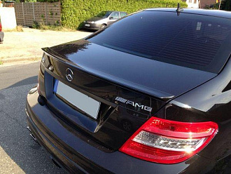 Спойлер Mercedes C-class W204 на багажник , чёрный