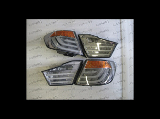 Стопы Camry V50 2012 +, дымчатые стиль 2