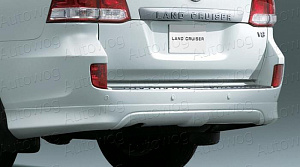 Тюнинг для Губа задняя Land Cruiser 200 2007 - 2015 , как оригинал , белый пёрл