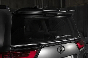 Тюнинг для Спойлер Land Cruiser 300 под стекло задней двери, стиль Wald , чёрный