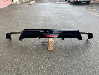Губа задняя Camry V70 2018 - 2020 ( диффузор ) , чёрный