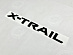 Надпись X-trail , чёрная