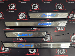 Тюнинг для Накладки Camry V50 / V55 на пороги дверей , стиль 1