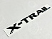 Надпись X-trail , чёрная