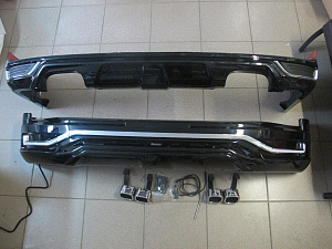 Тюнинг для Обвес на Land Cruiser 200 2016 +, Modellista c ходовыми огнями, черный