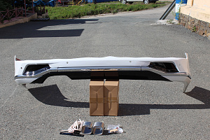 Тюнинг для Губа задняя LX 570 / LX 450d 2016 +, Modellista белый перламутр