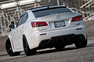 Тюнинг для Спойлер Lexus IS 250 / 350 2005 - 2012 , на багажник , дизайн WALD 