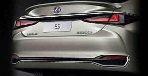 Тюнинг для Спойлер Lexus ES 250 2018 +, на багажник , под покраску 