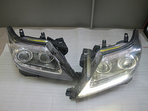 Тюнинг для Фары Lexus LX 570 2012 - 2015 хром