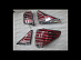 Стопы Alphard / Vellfire H 20 красные