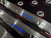 Накладки Harrier 60 на пороги дверей верх