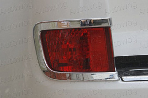 Тюнинг для Накладки Land Cruiser 200 2016 +, на стопы задние дополнительные, хром 