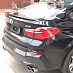 Спойлер BMW X4 F26 2014 - 2016 , на багажник , чёрный