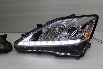 Фары Lexus IS 250 2005 - 2012 , хром