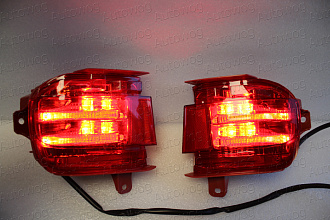 Стопы дополнительные LX 570 2012 +, в задний бампер , диодные 